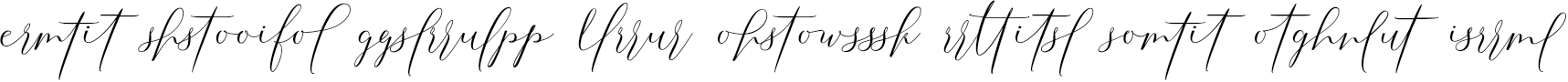 Example 2 of  Font