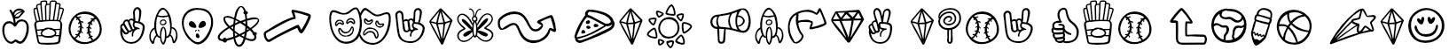 Example 3 of  Font