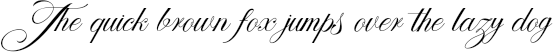 Example 5 of  Font