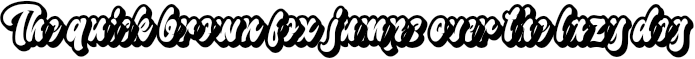 Example 5 of  Font