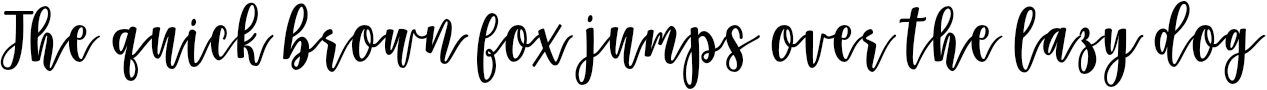 Example 1 of  Font