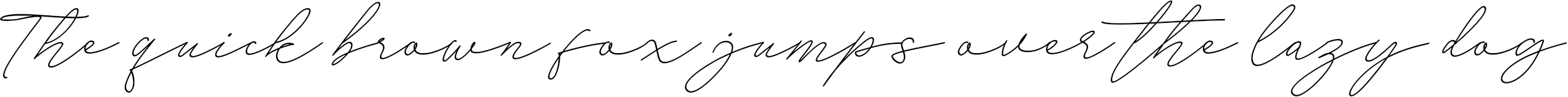 Example 2 of  Font