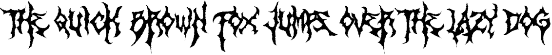 Example 1 of  Font