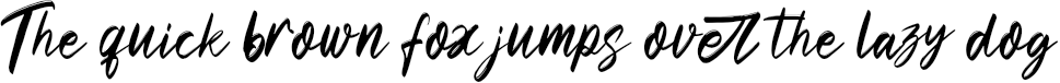 Example 160 of  Font