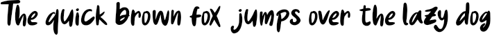 Example 3 of  Font
