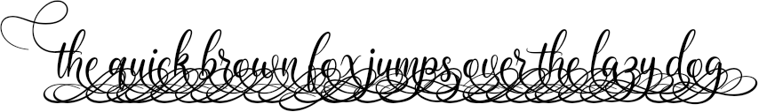 Example 1 of  Font