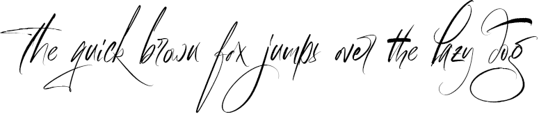 Example 1 of  Font