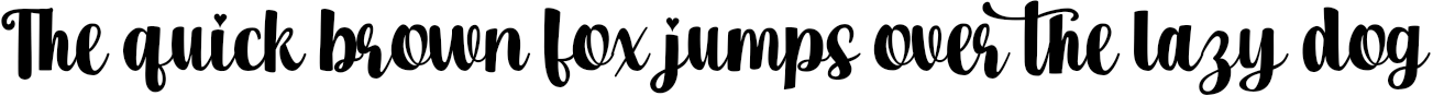 Example 1 of  Font