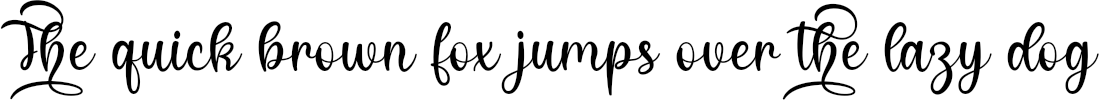 Example 1 of  Font