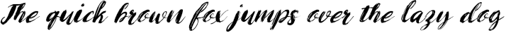 Example 5 of  Font