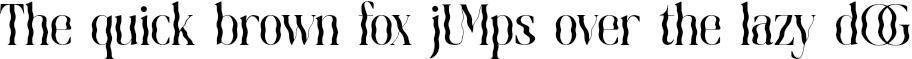 Example 1 of  Font