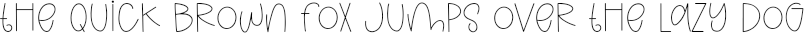 Example 1 of  Font