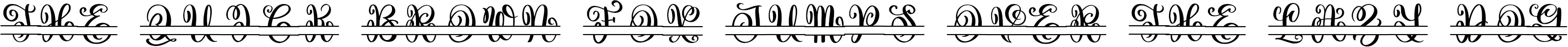 Example 2 of  Font