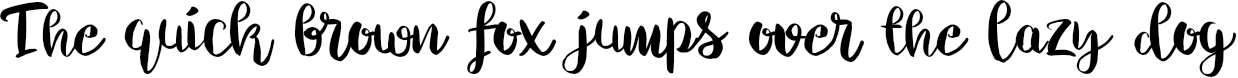 Example 1 of  Font