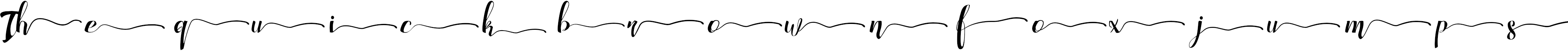 Example 2 of  Font