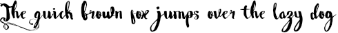 Example 5 of  Font