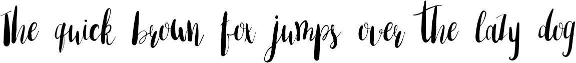 Example 2 of  Font