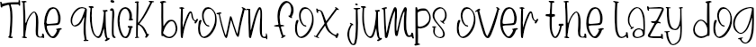 Example 1 of  Font