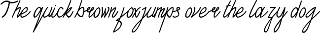 Example 3 of  Font