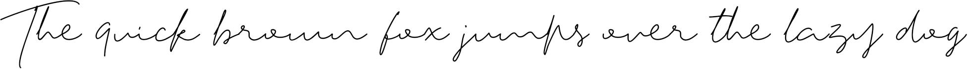Example 1 of  Font
