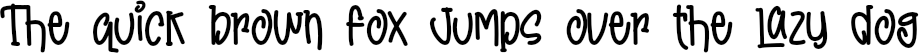 Example 1 of  Font