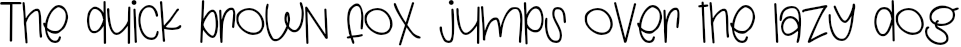 Example 3 of  Font