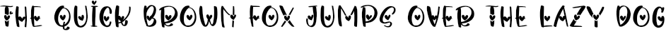 Example 1 of  Font