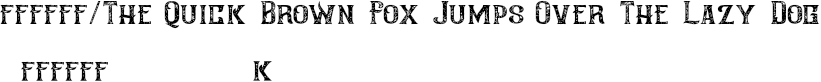 Font preview for American Whiskey