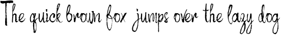 Example 2 of  Font