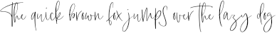 Example 1 of  Font