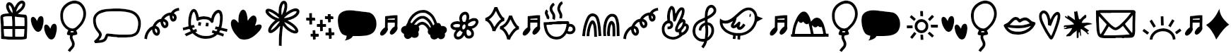 Example 3 of  Font