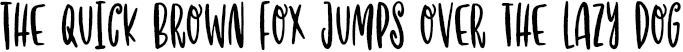 Example 5 of  Font