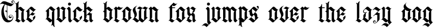 Example 1 of  Font
