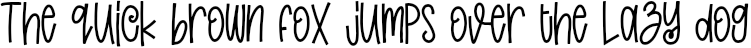 Example 1 of  Font