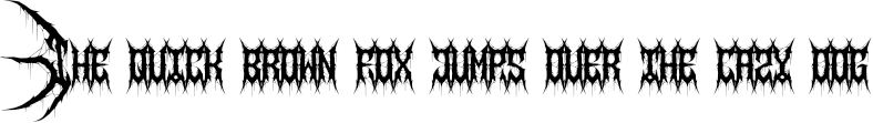 Example 1 of  Font