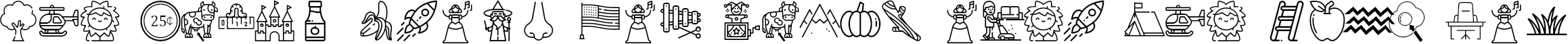 Example 5 of  Font