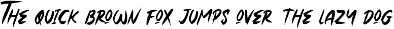 Example 25 of  Font