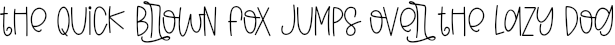 Example 1 of  Font