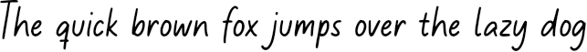 Example 20 of  Font