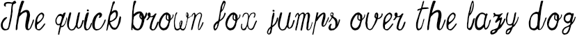 Example 1 of  Font