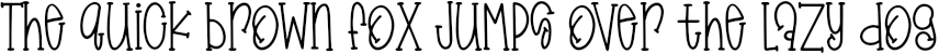Example 1 of  Font