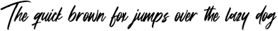 Example 1 of  Font