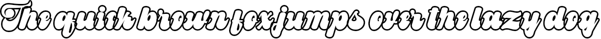 Example 3 of  Font