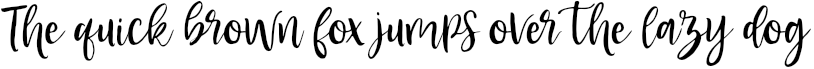 Example 5 of  Font