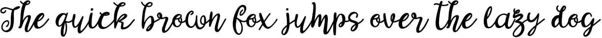 Example 1 of  Font