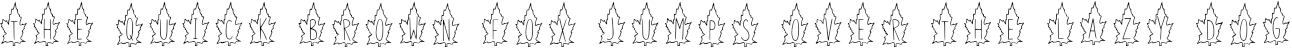 Example 1 of  Font