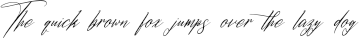 Example 1 of  Font
