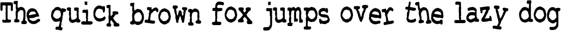 Example 5 of  Font