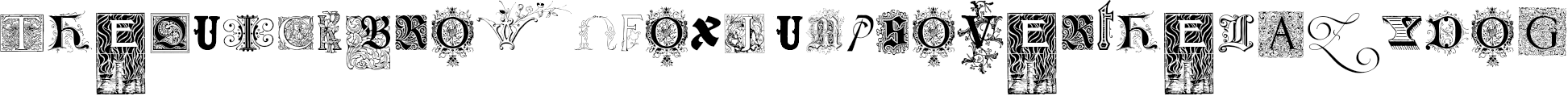 Example 1 of  Font