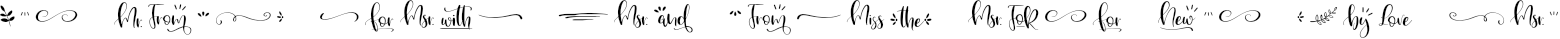 Example 2 of  Font
